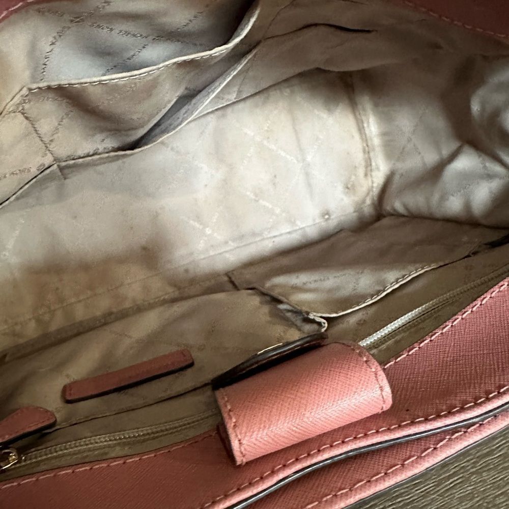 Michael Kors Dusty Pink Shoulder Bag Purse - Picture 8 of 10
